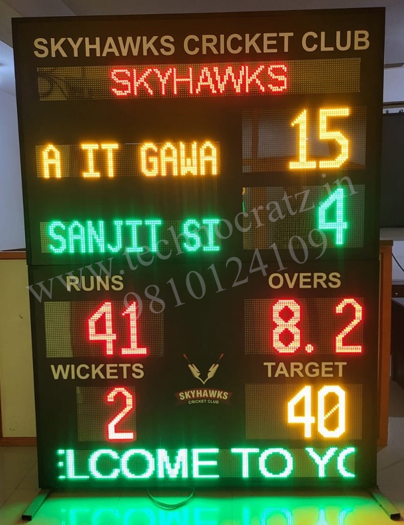 Cricket Scoreboard, Scoreboard, Led Cricket Scoreboard, Led Scoreboard, Led Boards, Led Cricket Scoreboard Manufacturer, Cricket Scoreboard Manufacturer